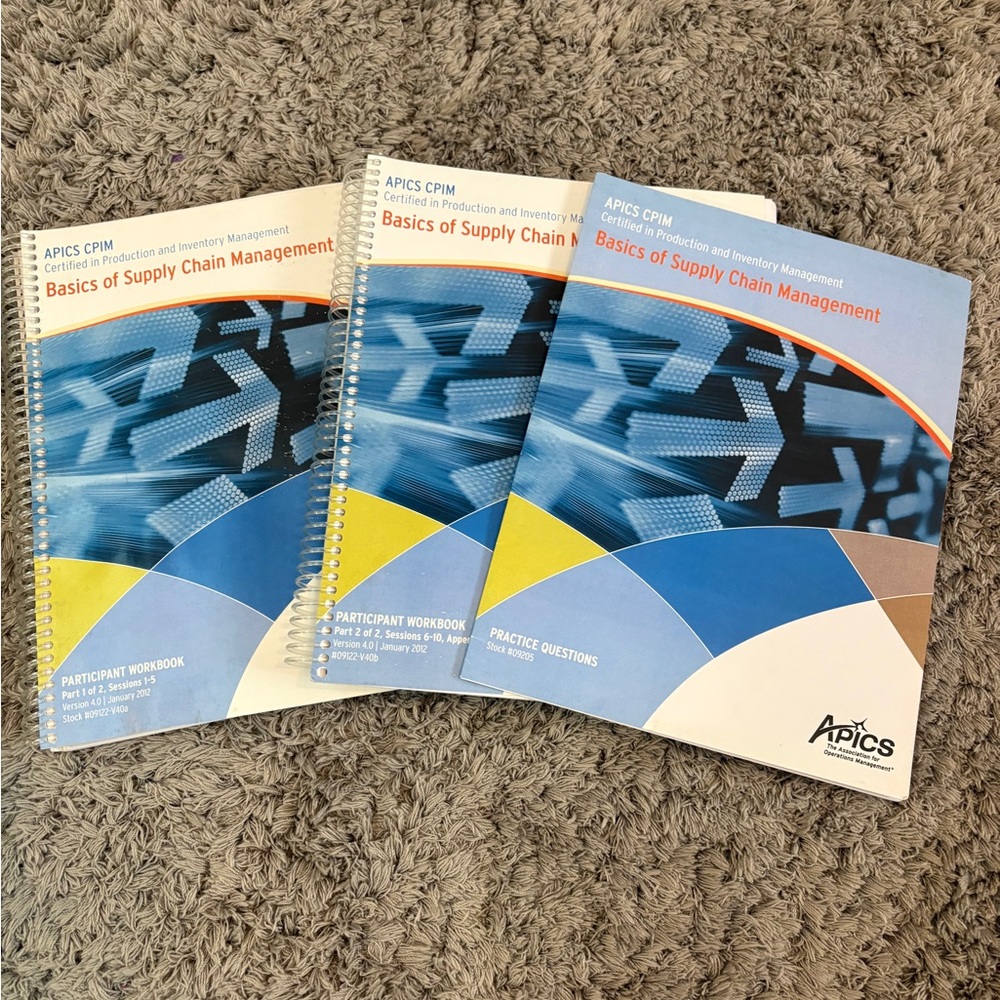 APICS Supply Chain Management Textbooks